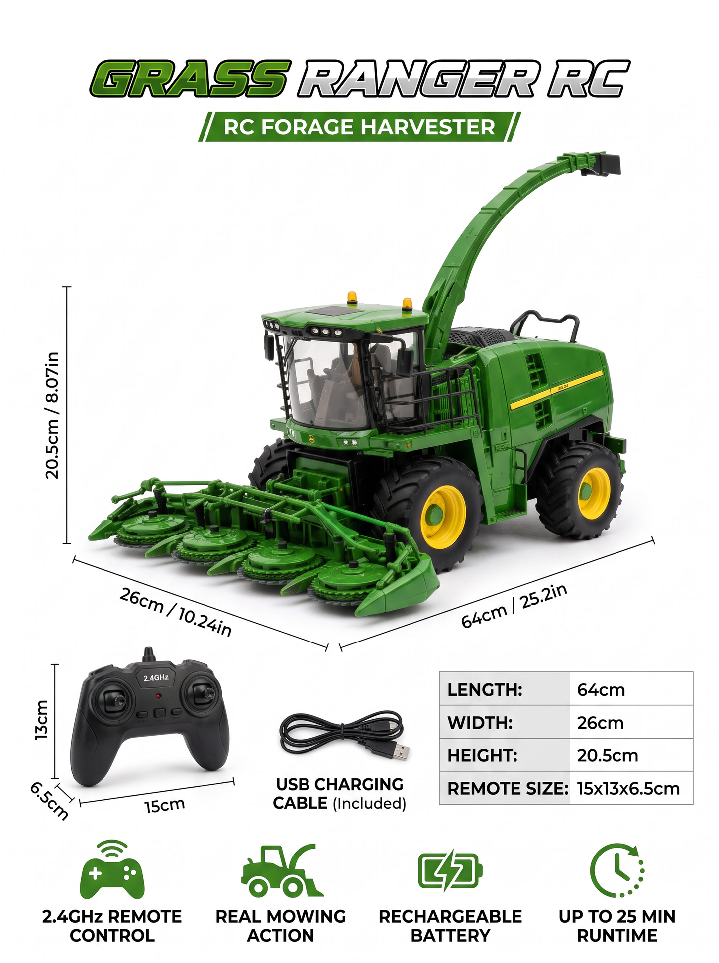 GrassRangerRC ™ Forage H720